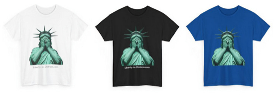 Distressed Liberty T-Shirts