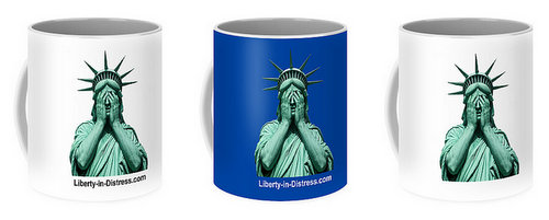 Liberty in Despair Coffee Mugs